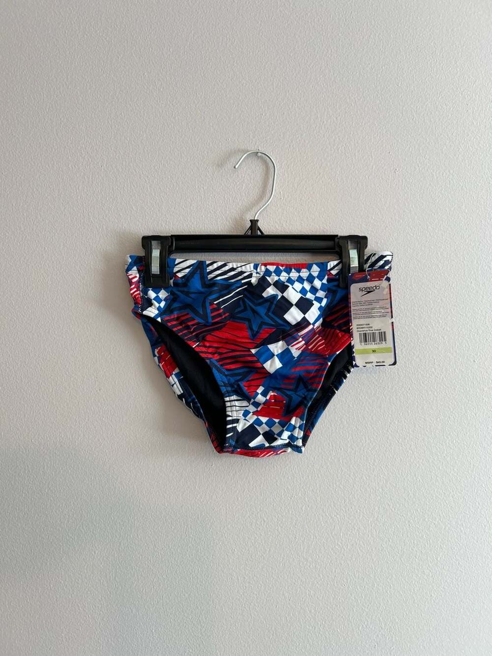 Speedo Men's Overdrive True Cobalt Swim Brief Size 30